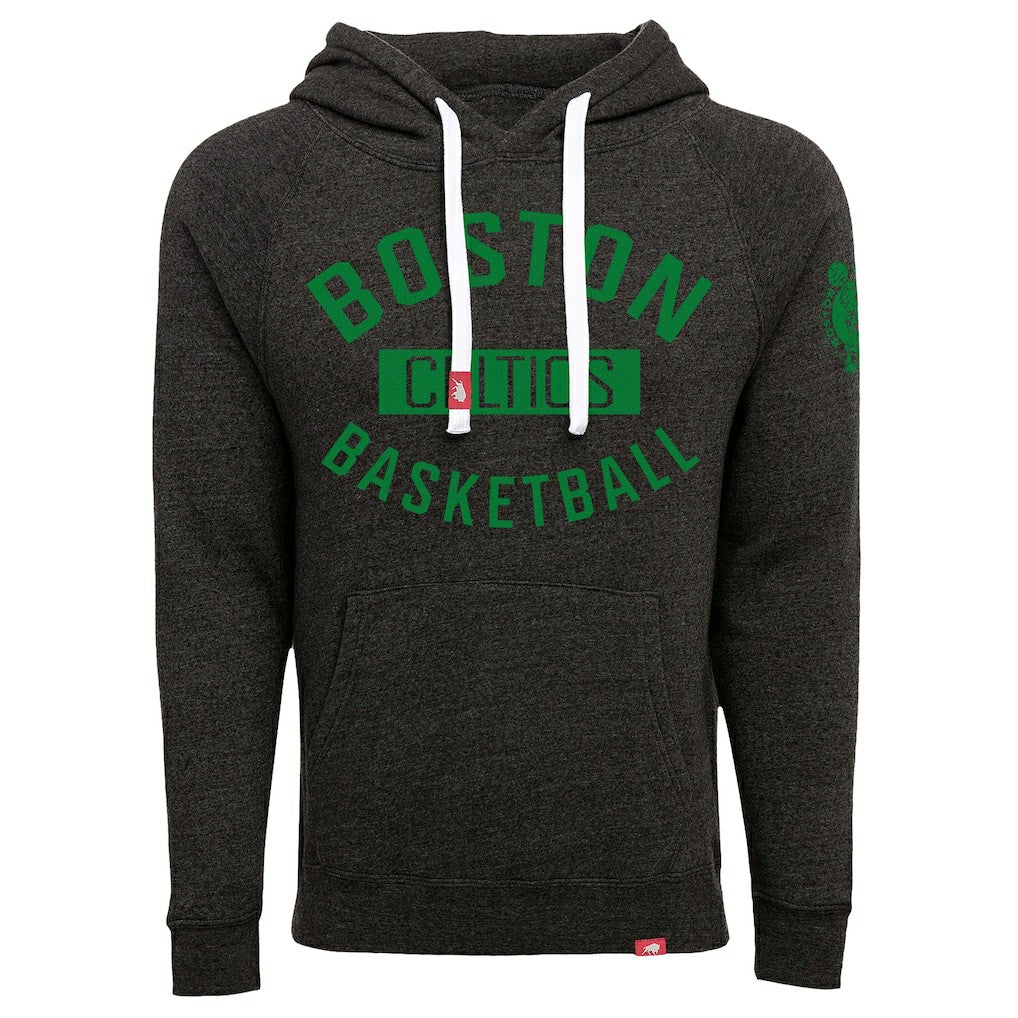 Boston Celtics Sportiqe Unisex Olsen Tri-Blend Pullover Hoodie Black