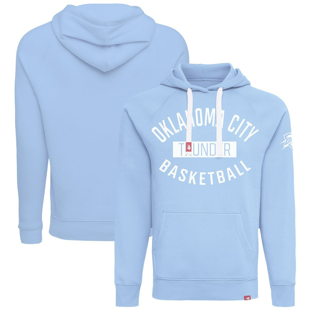 Oklahoma City Thunder Sportiqe Unisex Olsen Tri-Blend Pullover Hoodie Light Blue