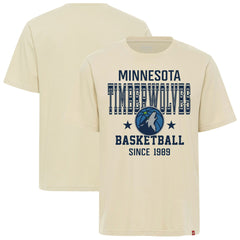 Minnesota Timberwolves Sportiqe Unisex Duke Premium T-Shirt Cream