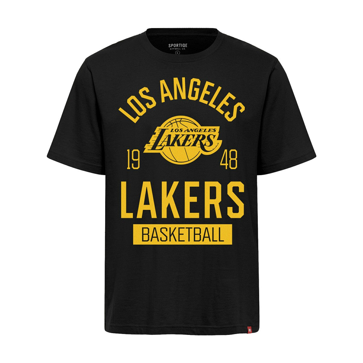 Los Angeles Lakers Sportiqe Unisex Duke Premium T-Shirt Black