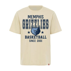 Memphis Grizzlies Sportiqe Unisex Duke Premium T-Shirt Cream