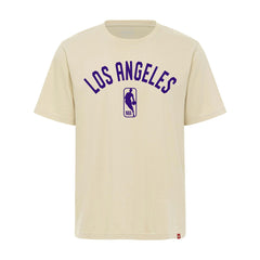 Los Angeles Lakers Sportiqe Unisex Duke Premium T-Shirt Cream