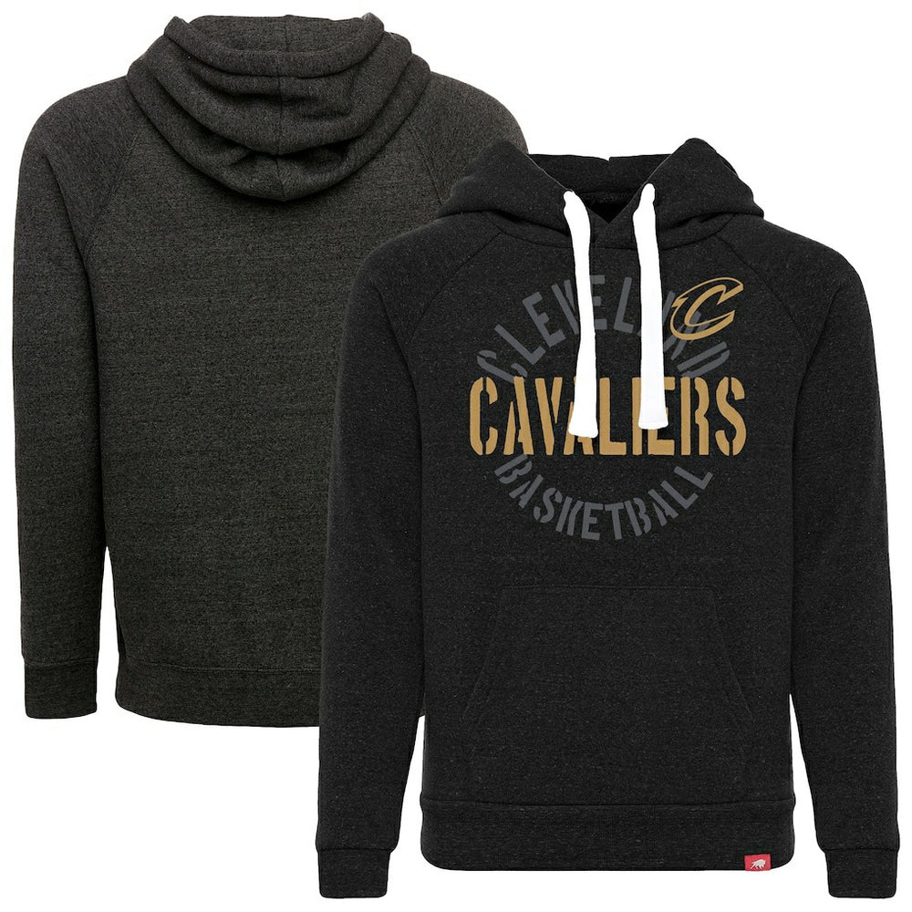 Cleveland Cavaliers Sportiqe Youth Olsen Tri-Blend Pullover Hoodie Black