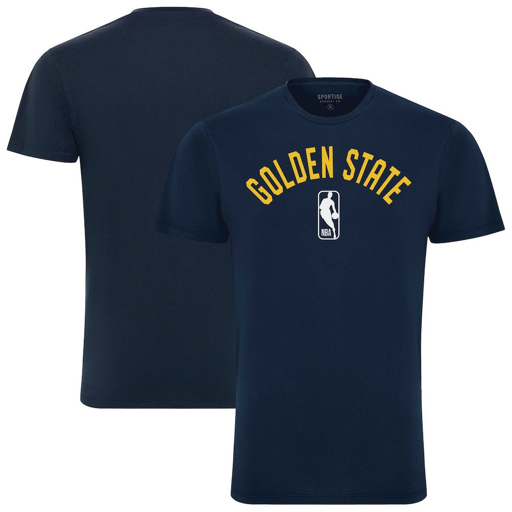 Golden State Warriors Sportiqe Unisex Bingham T-Shirt Navy