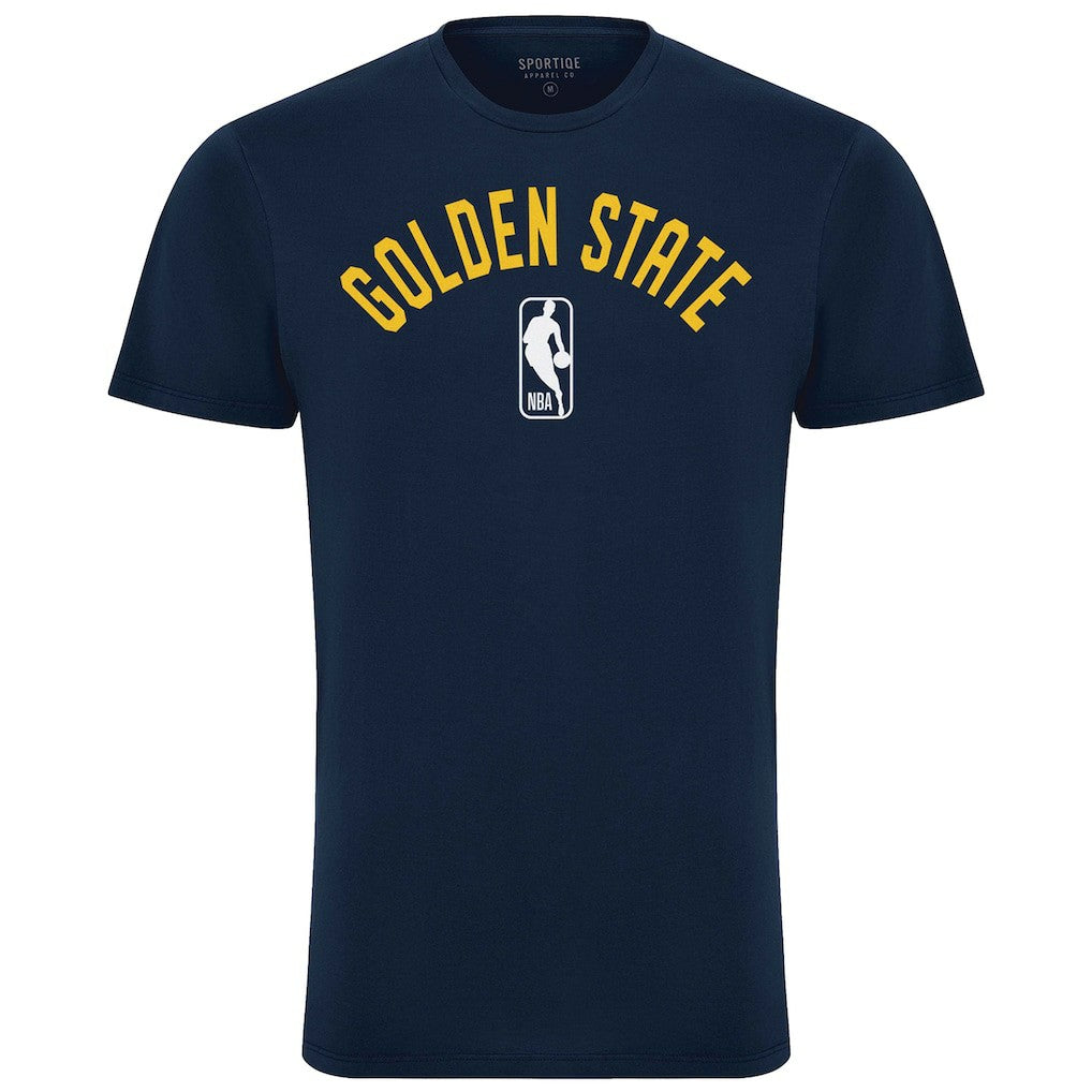 Golden State Warriors Sportiqe Unisex Bingham T-Shirt Navy