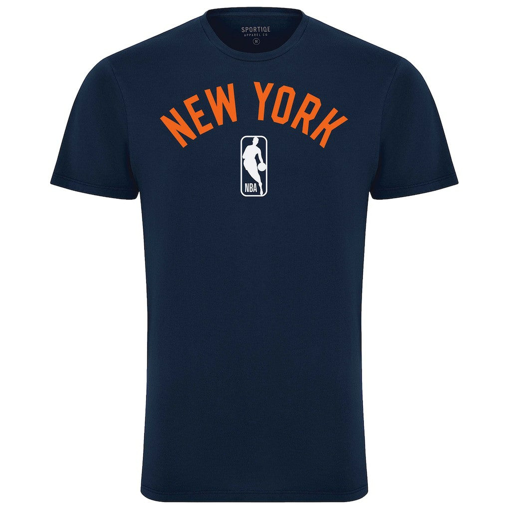 New York Knicks Sportiqe Unisex Bingham T-Shirt Navy