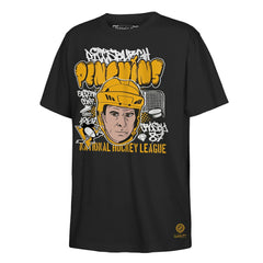 Sidney Crosby Pittsburgh Penguins Mitchell & Ness Youth Caricature T-Shirt - Black | NHL Lifestyle