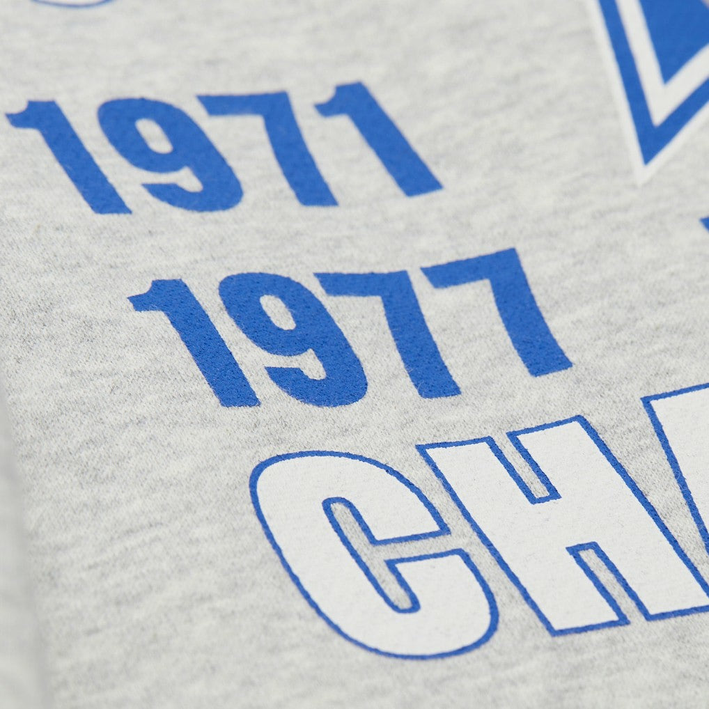 Dallas Cowboys All Over Print Retro Fleece Sweatshirt - Heather Gray - Mitchell & Ness