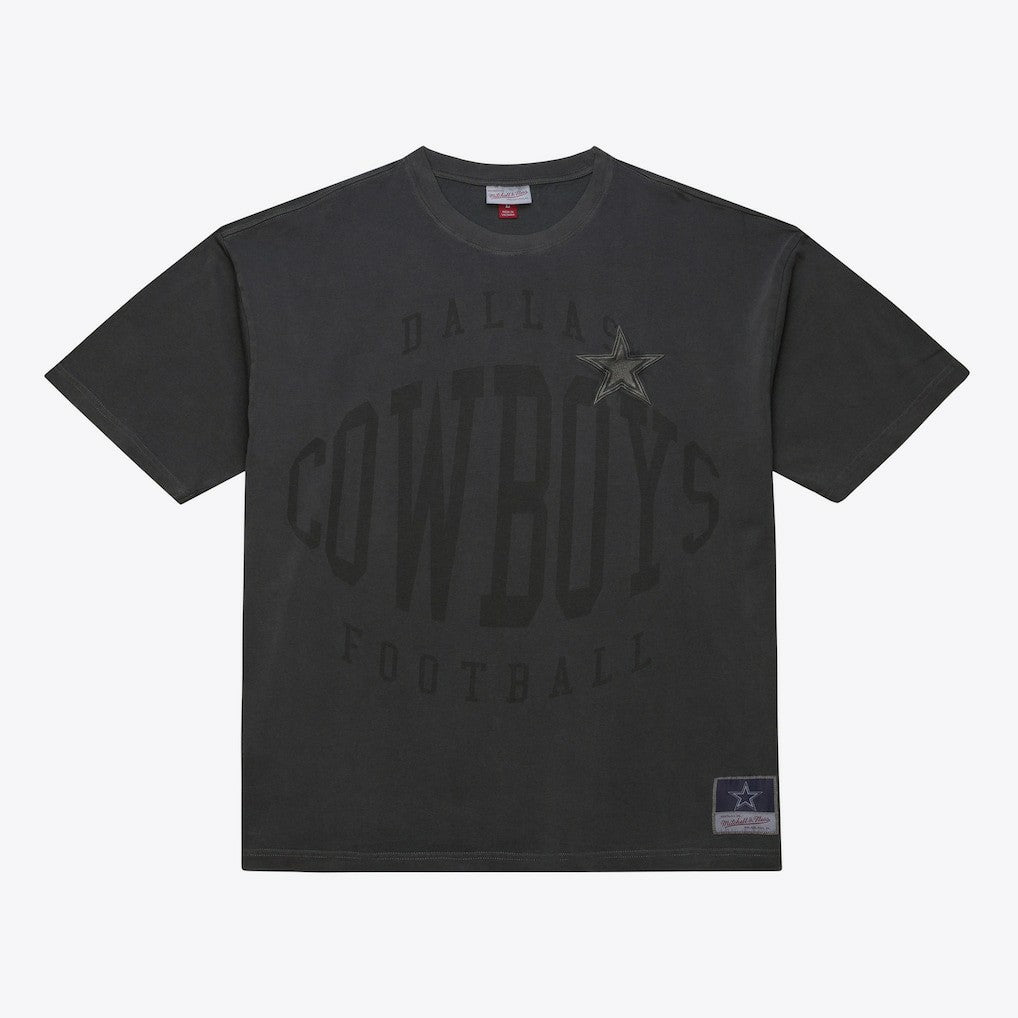 Dallas Cowboys Downtown Collection Premium T-Shirt - Black - Mitchell & Ness
