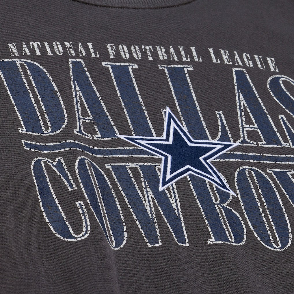 Dallas Cowboys Downtown Collection Fleece Sweatshirt - Black - Mitchell & Ness