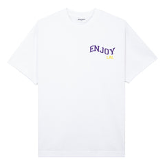 Enjoy Basketball x Los Angeles Lakers Unisex Hoop Enthusiast Capsule Collection T-Shirt - White