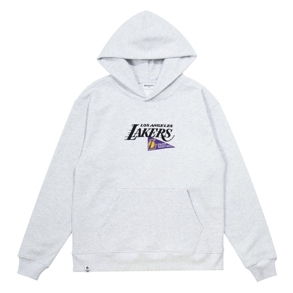 Enjoy Basketball x Los Angeles Lakers Unisex Hoop Enthusiast Capsule Collection Pullover Hoodie - Heather Gray