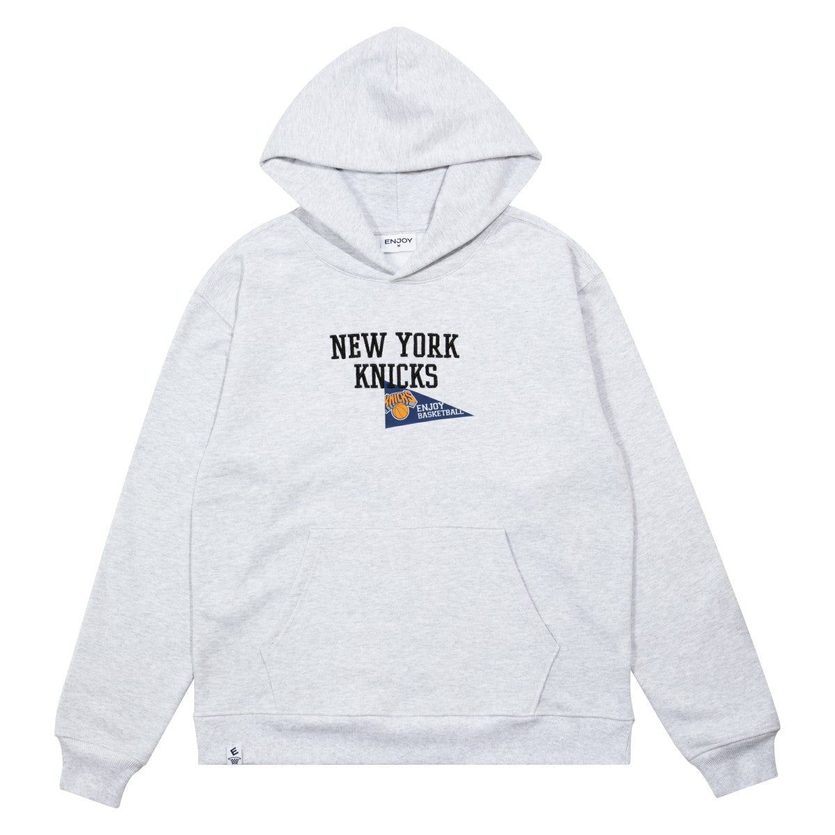 Enjoy Basketball x New York Knicks Unisex Hoop Enthusiast Capsule Collection Pullover Hoodie - Heather Gray