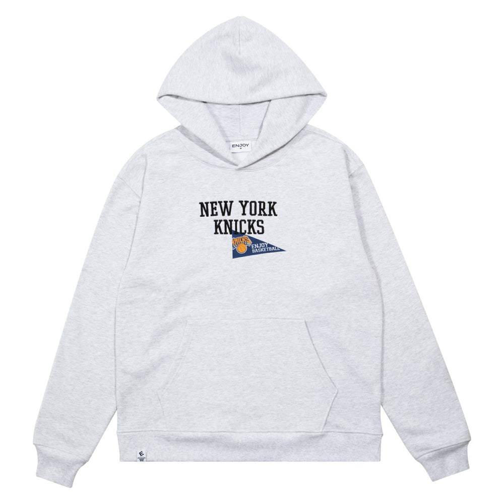 Enjoy Basketball x New York Knicks Unisex Hoop Enthusiast Capsule Collection Pullover Hoodie - Heather Gray