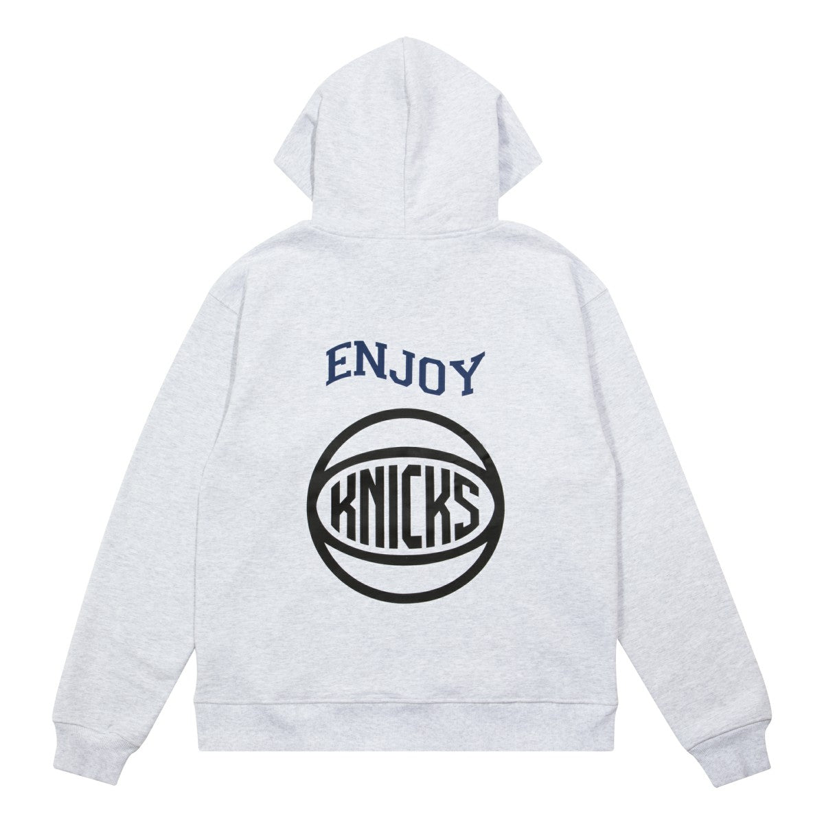 Enjoy Basketball x New York Knicks Unisex Hoop Enthusiast Capsule Collection Pullover Hoodie - Heather Gray