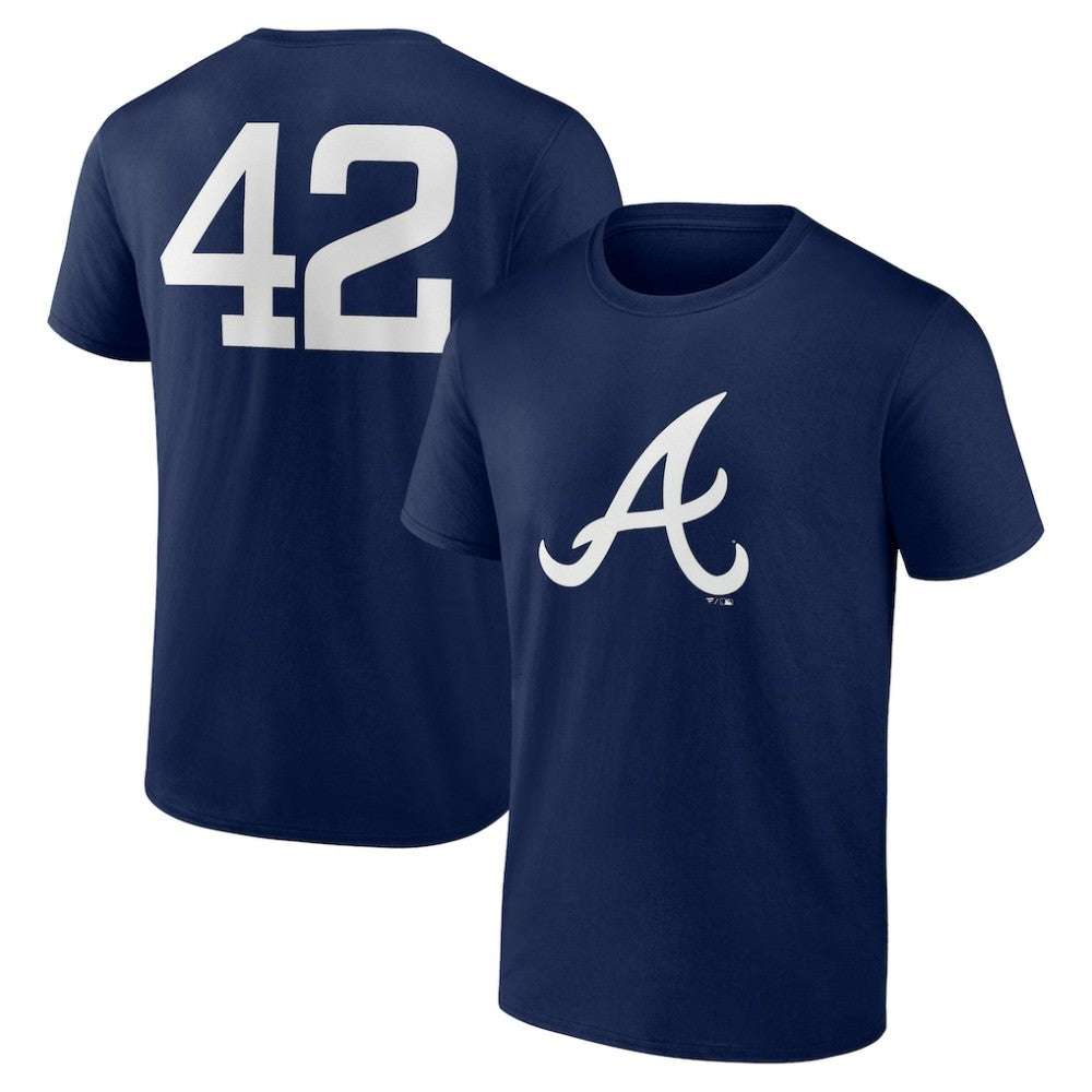 Atlanta Braves Jackie Robinson Day Name & Number T-Shirt Online