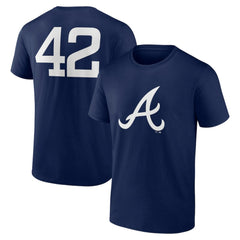 Atlanta Braves Jackie Robinson Day Name & Number T-Shirt Online
