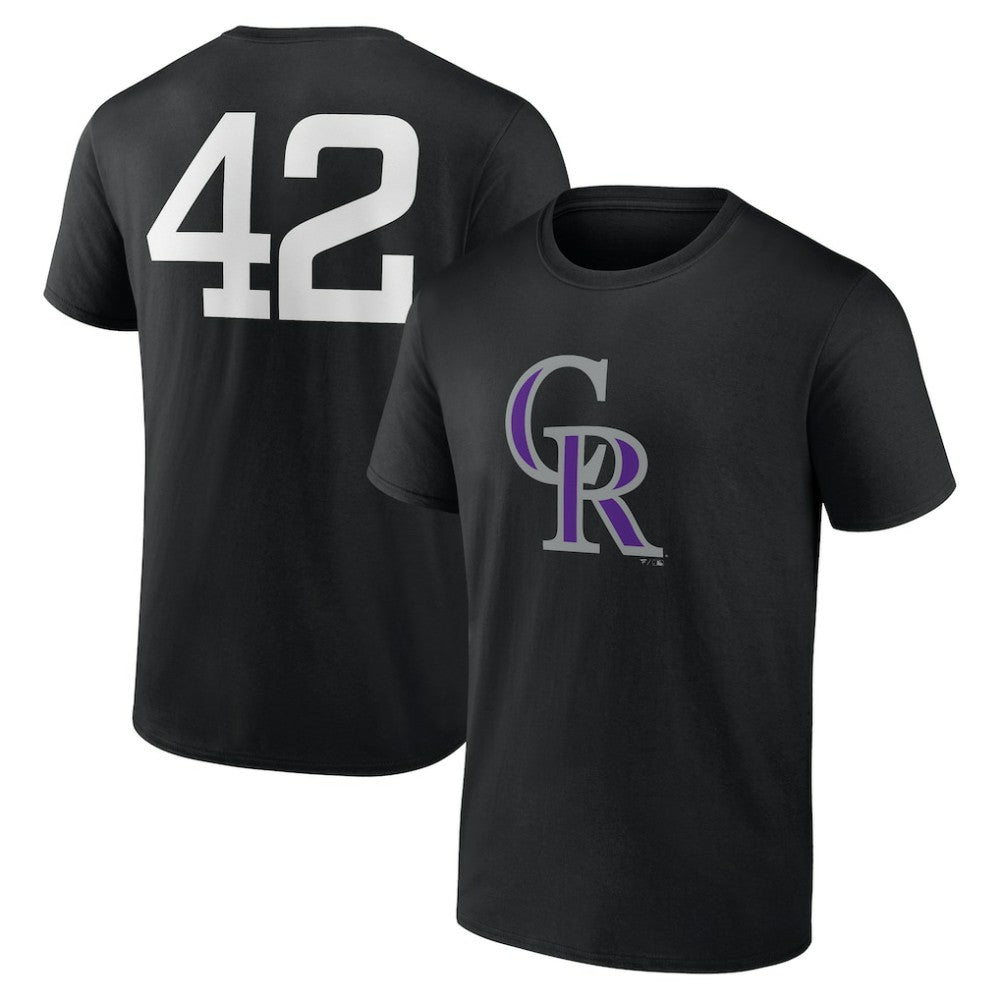 Colorado Rockies Jackie Robinson Day Name & Number T-Shirt Online