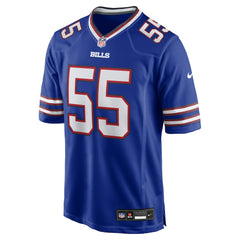 Michael Hoecht Buffalo Bills Team Game Jersey - Royal - Nike