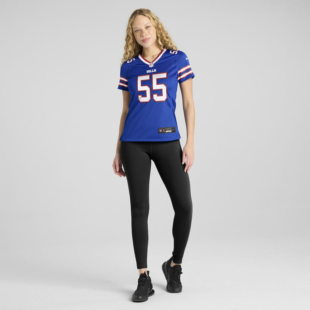 Michael Hoecht Buffalo Bills Women's Team Game Jersey - Royal - Nike