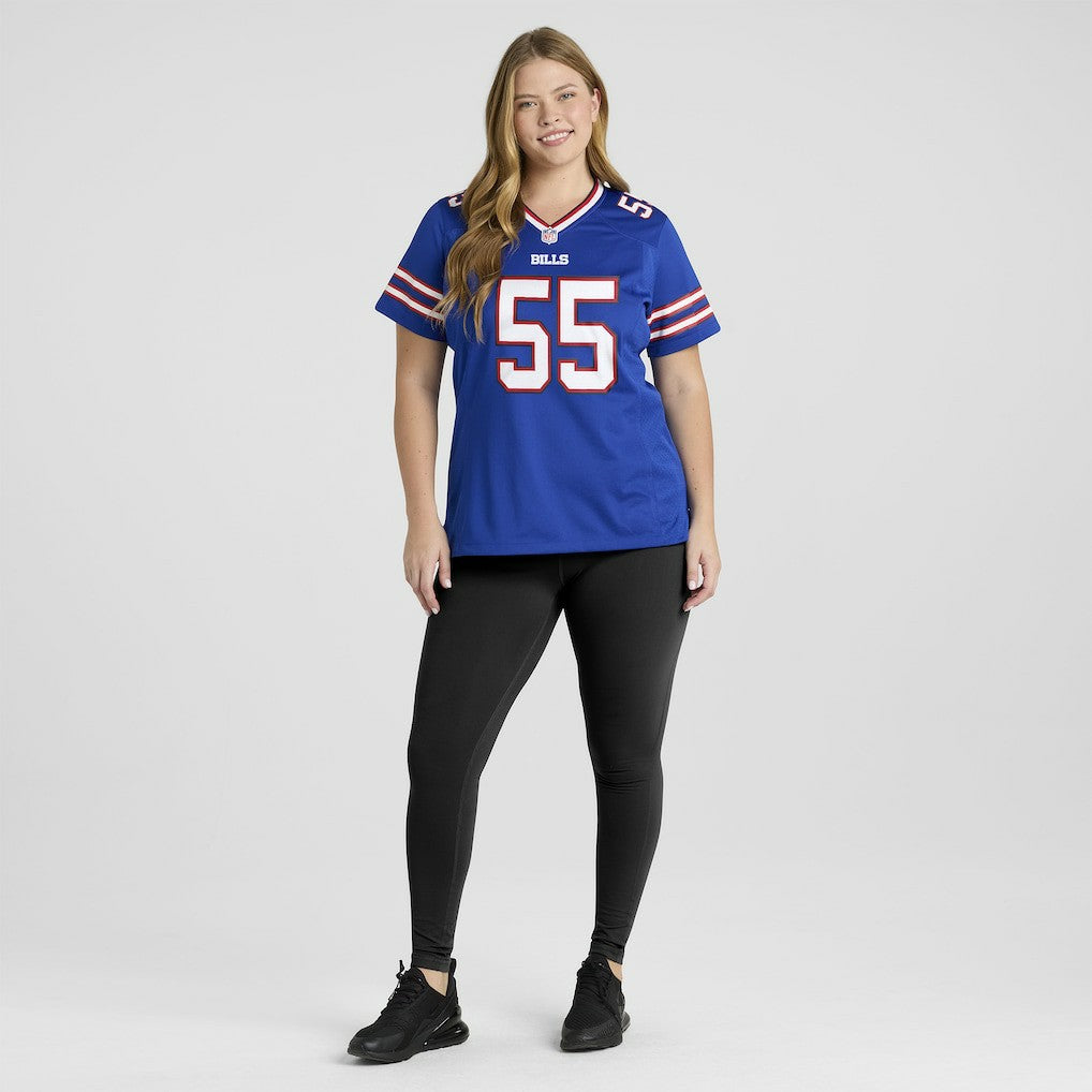 Michael Hoecht Buffalo Bills Women's Team Game Jersey - Royal - Nike