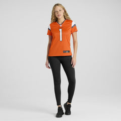 Evan Engram Denver Broncos Women's Team Game Jersey - Orange - Nike