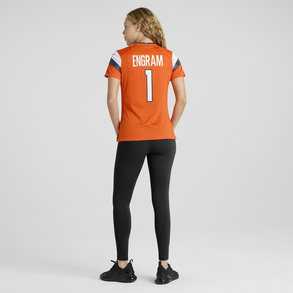 Evan Engram Denver Broncos Women's Team Game Jersey - Orange - Nike