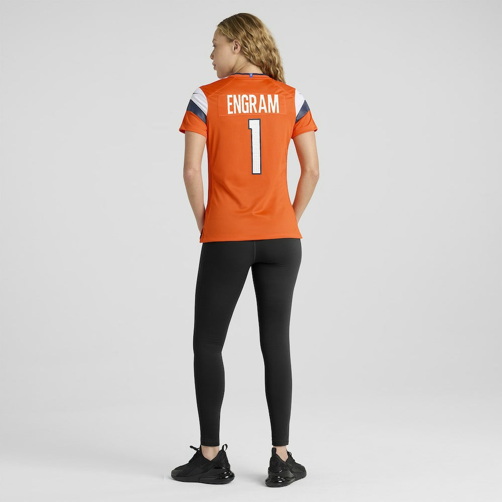 Evan Engram Denver Broncos Women's Team Game Jersey - Orange - Nike