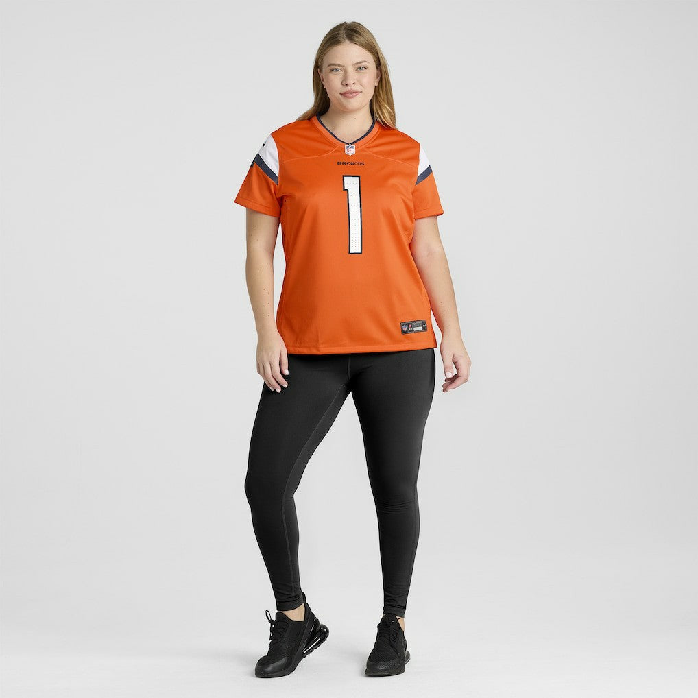 Evan Engram Denver Broncos Women's Team Game Jersey - Orange - Nike