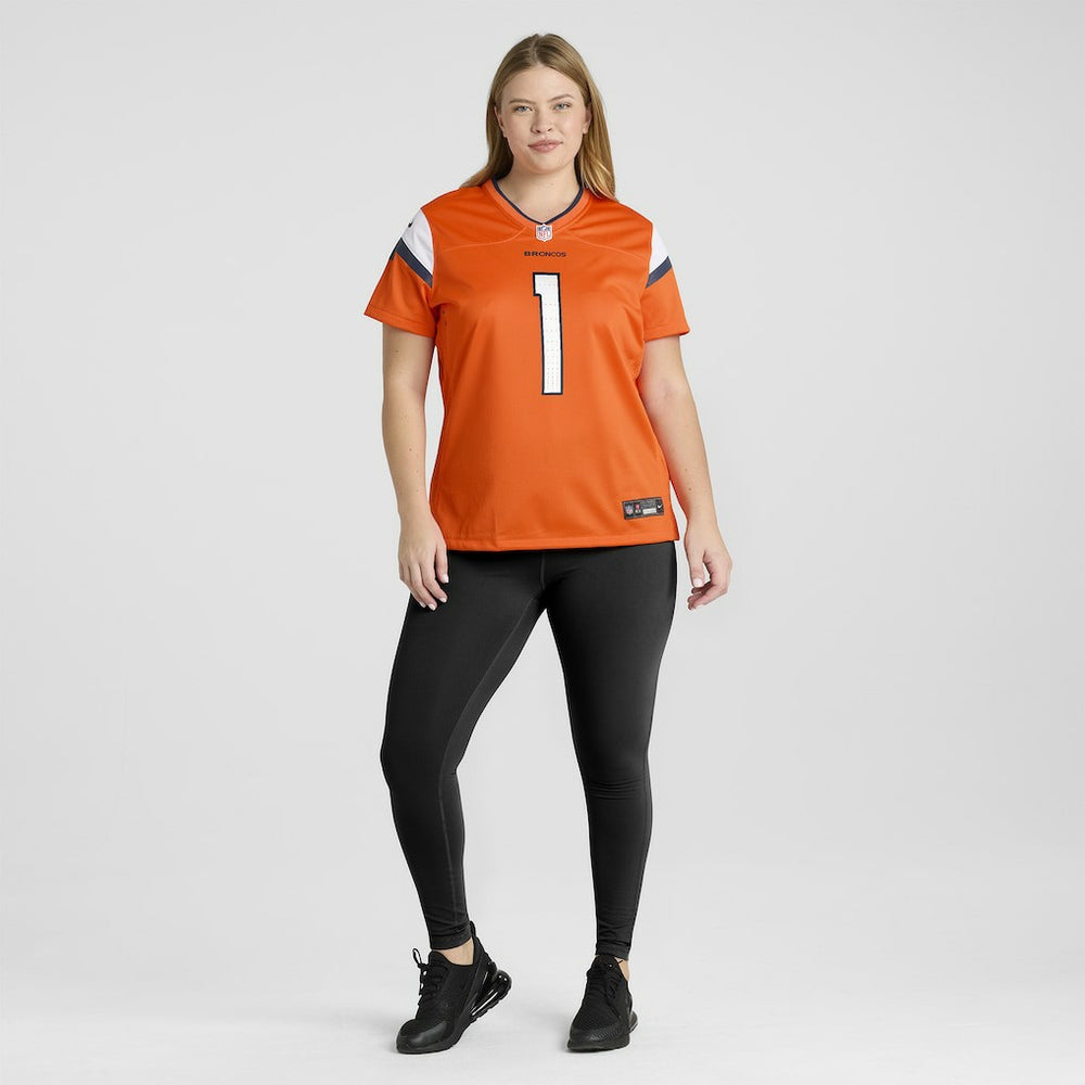 Evan Engram Denver Broncos Women's Team Game Jersey - Orange - Nike