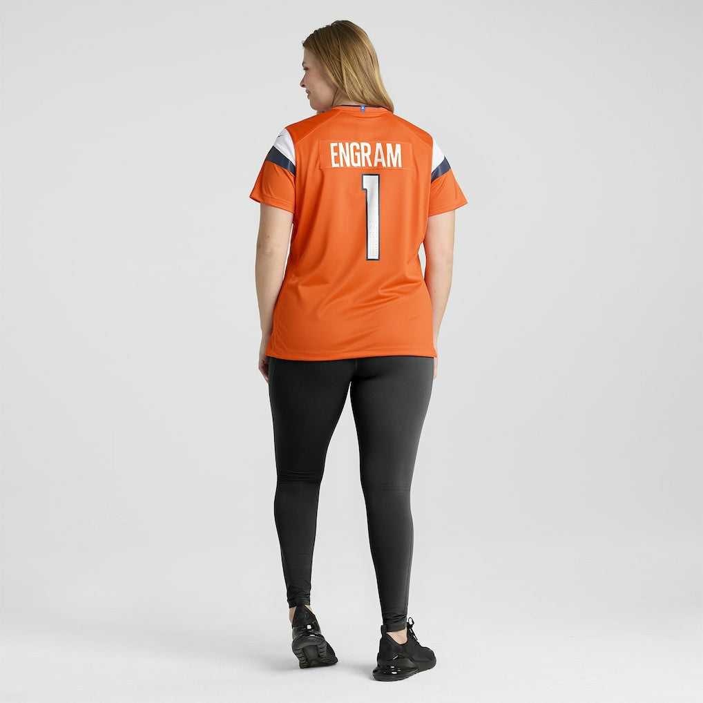 Evan Engram Denver Broncos Women's Team Game Jersey - Orange - Nike
