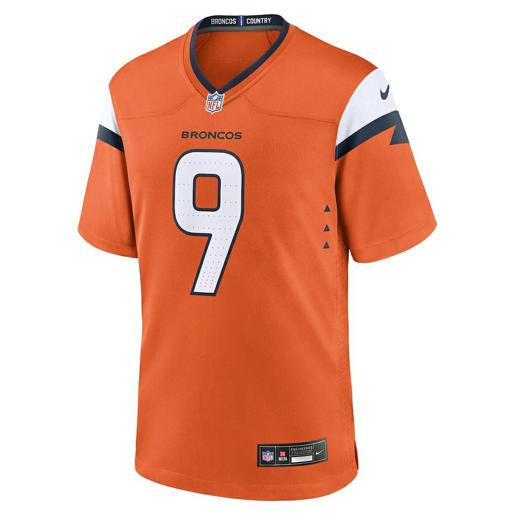 Talanoa Hufanga Denver Broncos Team Game Jersey - Orange - Nike
