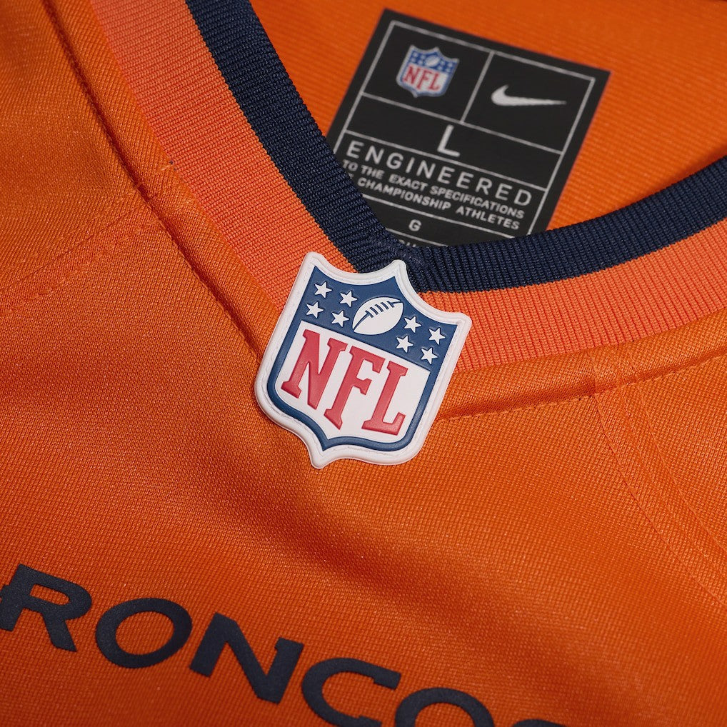 Talanoa Hufanga Denver Broncos Team Game Jersey - Orange - Nike