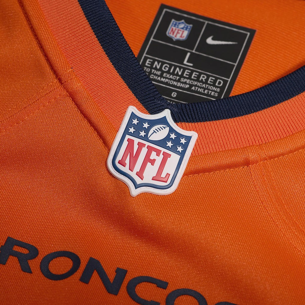 Talanoa Hufanga Denver Broncos Team Game Jersey - Orange - Nike