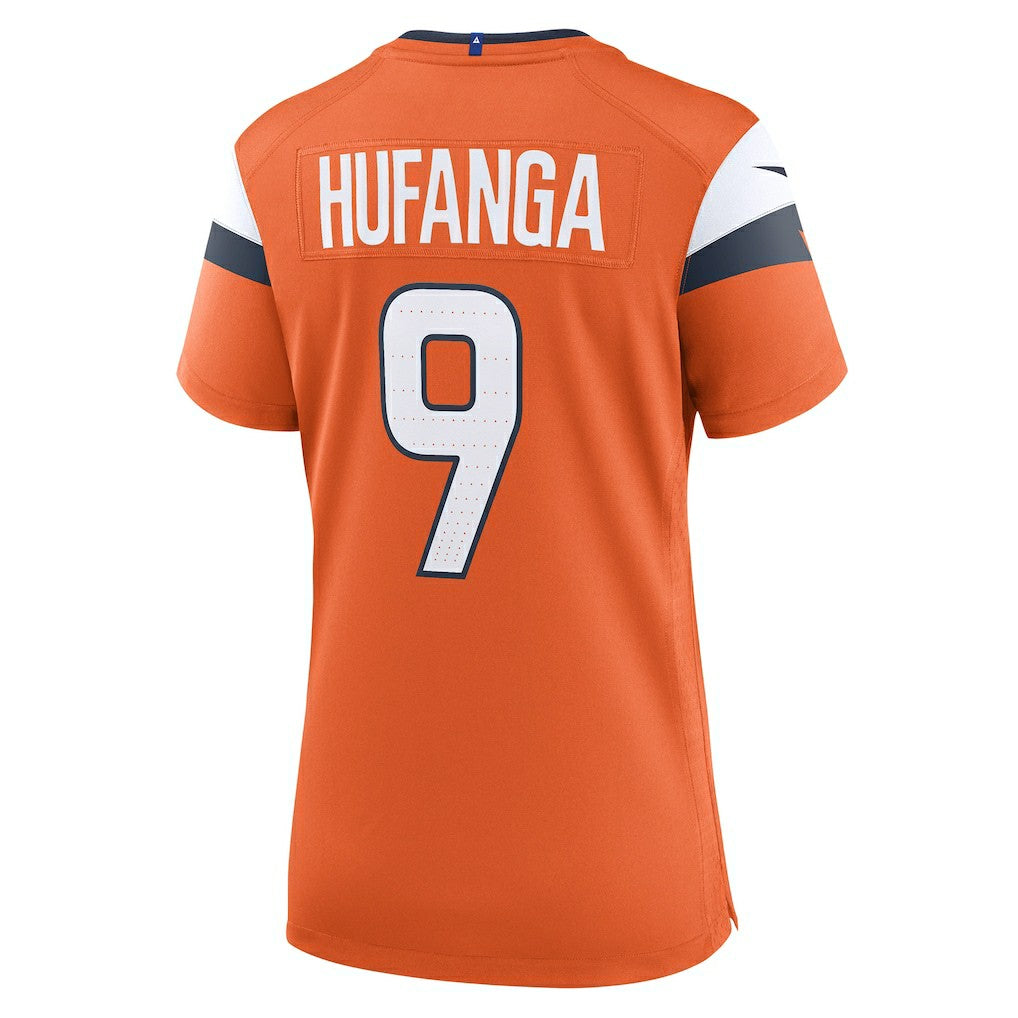 Talanoa Hufanga Denver Broncos Women's Team Game Jersey - Orange - Nike