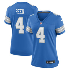 D.J. Reed Detroit Lions Women's Team Game Jersey - Blue - Nike