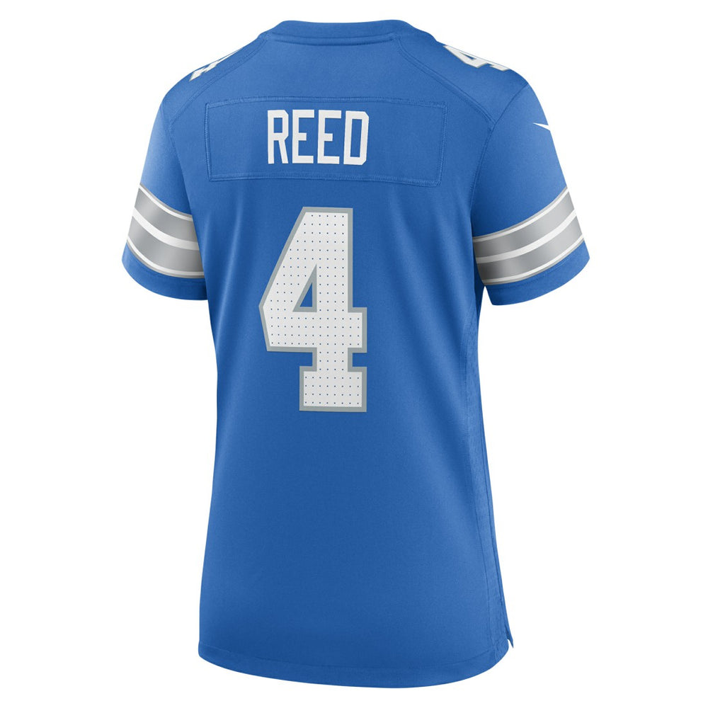 D.J. Reed Detroit Lions Women's Team Game Jersey - Blue - Nike