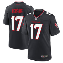Braxton Berrios Houston Texans Team Game Jersey - Navy - Nike