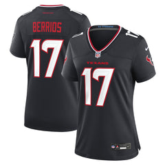 Braxton Berrios Houston Texans Women's Team Game Jersey - Navy - Nike