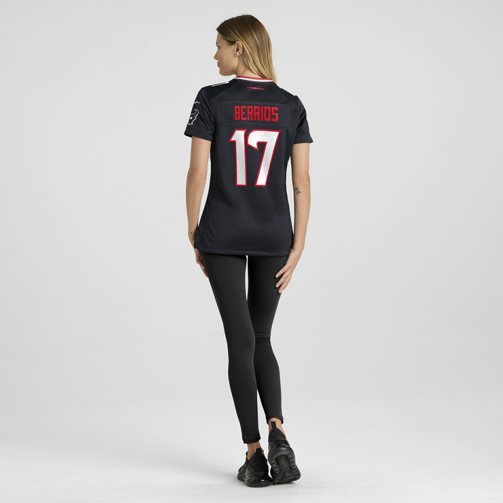 Braxton Berrios Houston Texans Women's Team Game Jersey - Navy - Nike