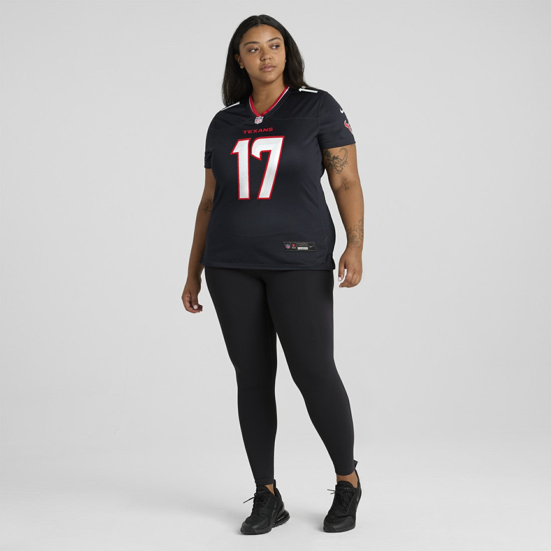 Braxton Berrios Houston Texans Women's Team Game Jersey - Navy - Nike