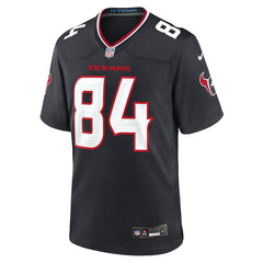 Justin Watson Houston Texans Team Game Jersey - Navy - Nike
