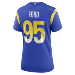 Poona Ford Los Angeles Rams Women's Team Game Jersey - Royal - Nike