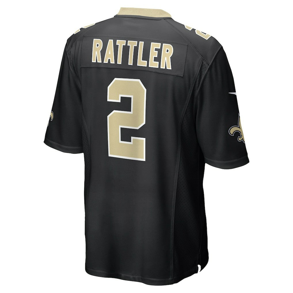 Spencer Rattler New Orleans Saints Team Game Jersey - Black - Nike