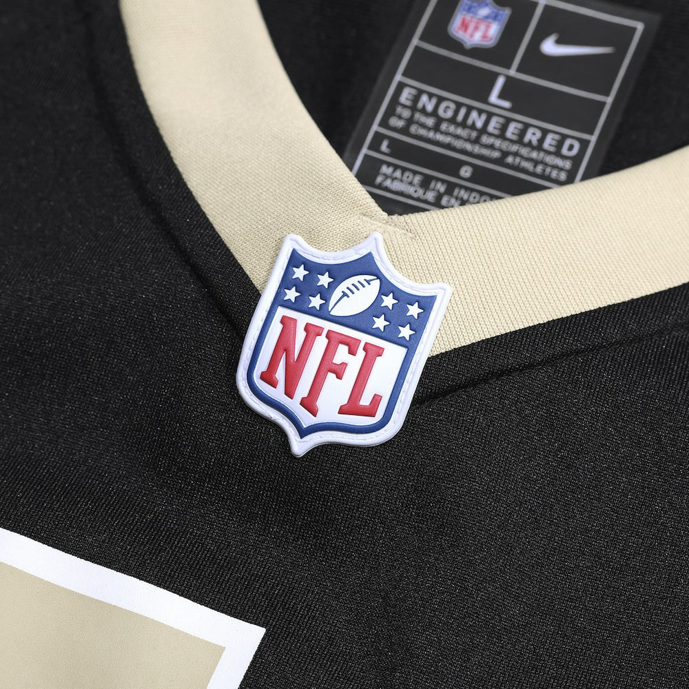 Spencer Rattler New Orleans Saints Team Game Jersey - Black - Nike
