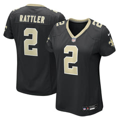 Spencer Rattler New Orleans Saints Women's Team Game Jersey - Black - Nike