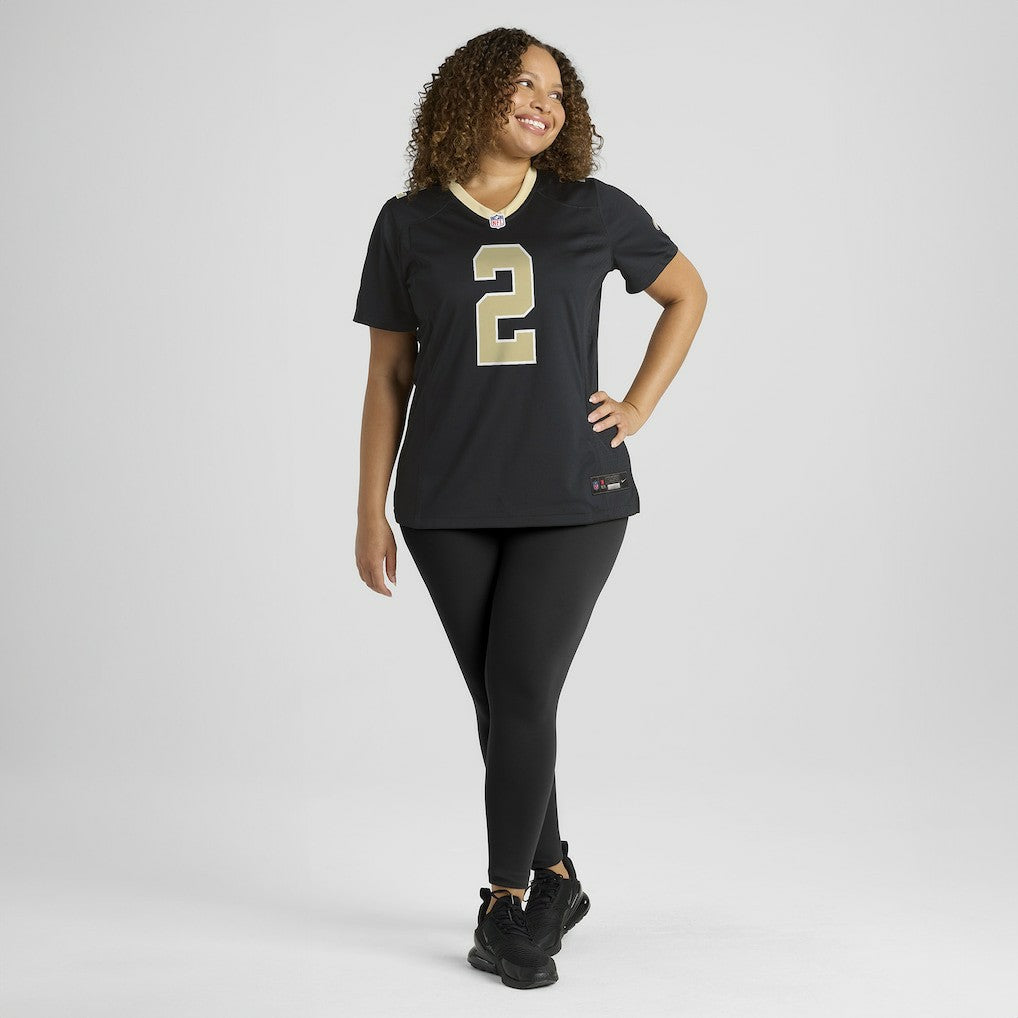 Spencer Rattler New Orleans Saints Women's Team Game Jersey - Black - Nike