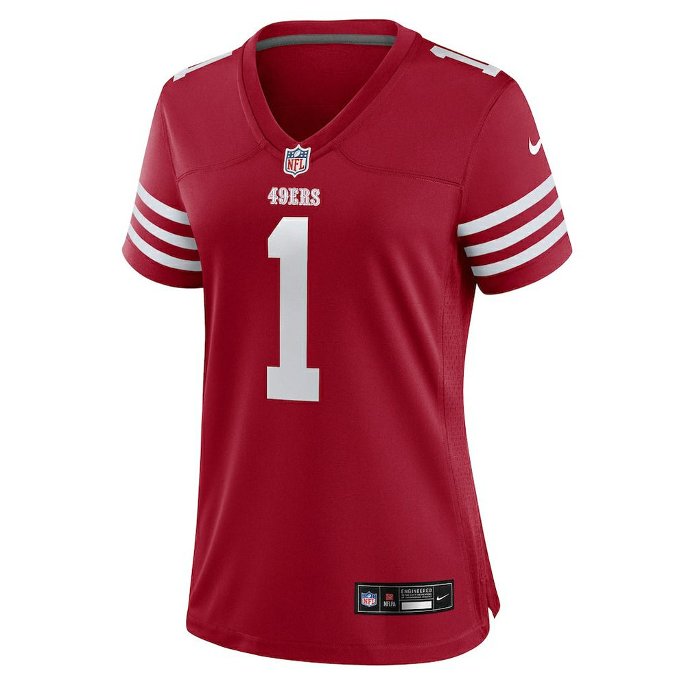Ricky Pearsall San Francisco 49ers Women's Team Game Jersey - Scarlet - Nike