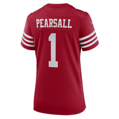 Ricky Pearsall San Francisco 49ers Women's Team Game Jersey - Scarlet - Nike