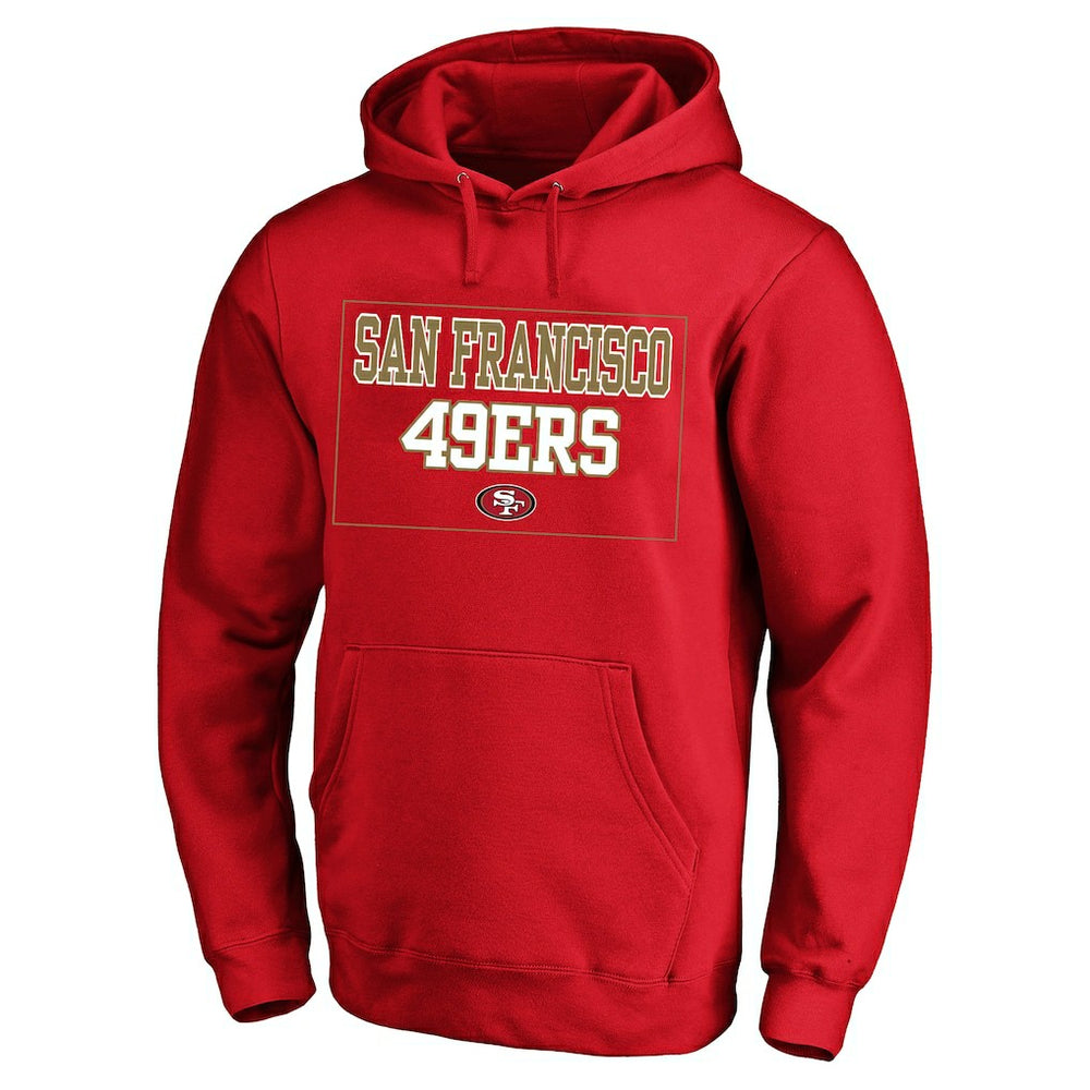 San Francisco 49ers Big & Tall Fleece Hoodie - Scarlet - Fanatics